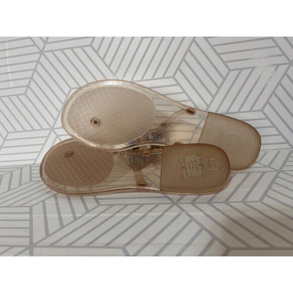 Tory Burch Mini Miller Jelly Sandal Womens 9 T-Strap Thong Beach Resort - Picture 5 of 9
